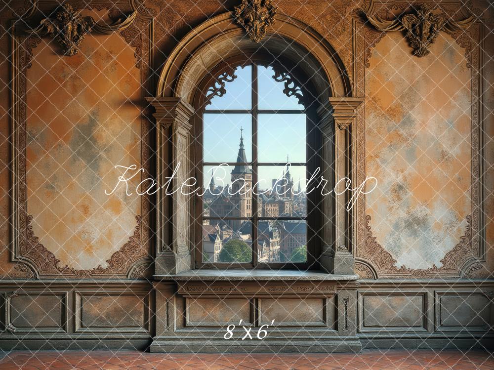 Kate Vintage Wall Arched Window Backdrop Designed by Laura Bybee - Image 3