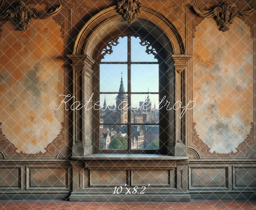 Kate Vintage Wall Arched Window Backdrop Designed by Laura Bybee - Image 6