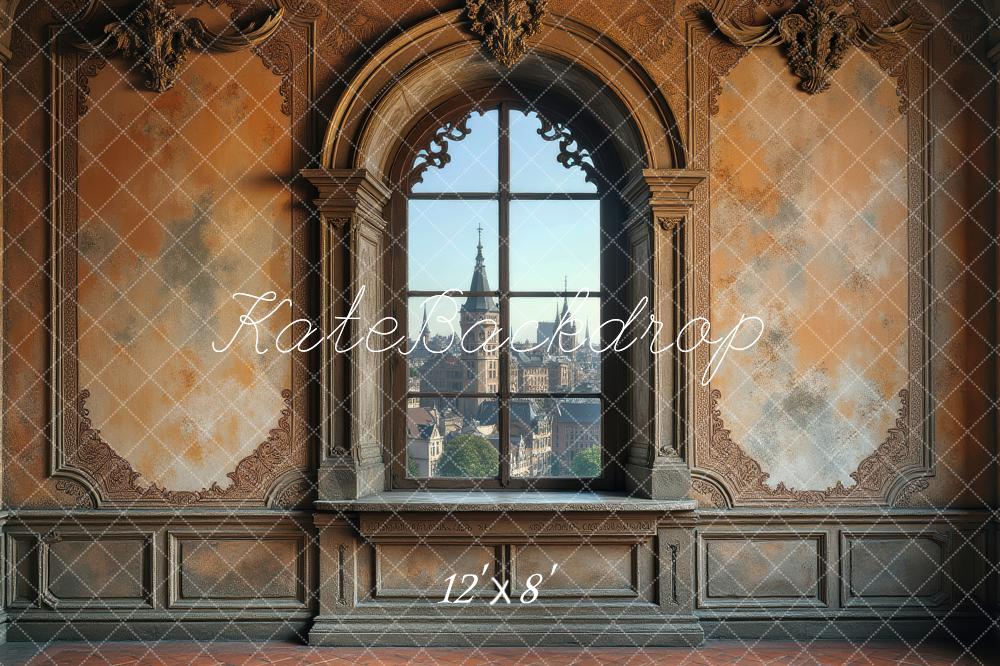 Kate Vintage Wall Arched Window Backdrop Designed by Laura Bybee - Image 8