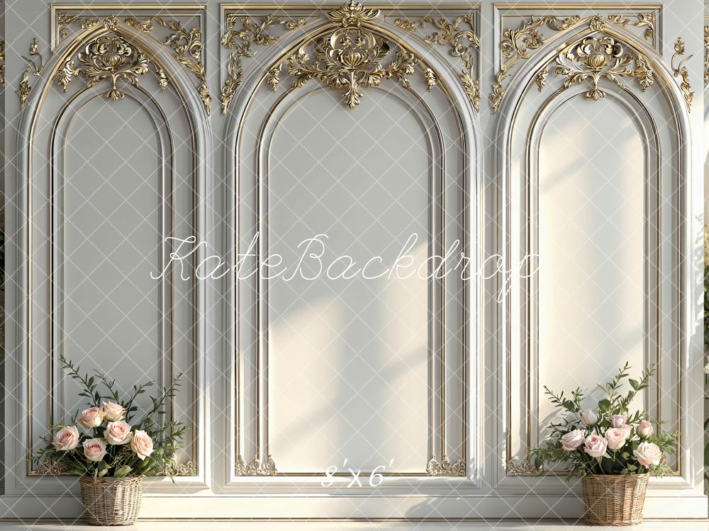Kate Vintage Wall Gold Arch Backdrop Designed by Mini MakeBelieve - Image 3