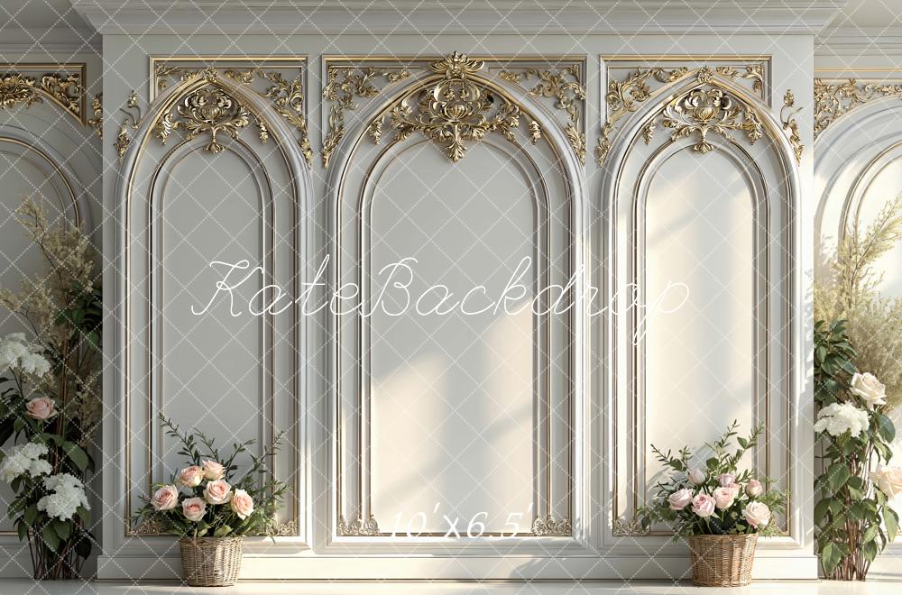 Kate Vintage Wall Gold Arch Backdrop Designed by Mini MakeBelieve - Image 4