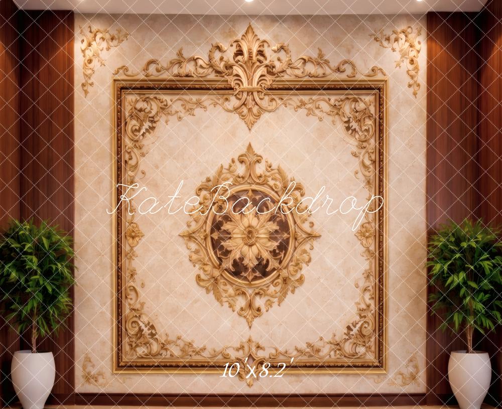 Kate Vintage Wall Ornate Floral Frame Backdrop Designed by Vertigo Productions - Image 6
