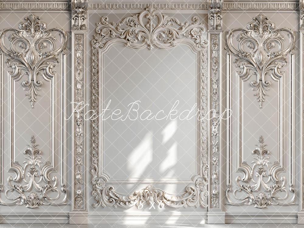 Kate Vintage Wall Ornate Panel Grey Backdrop Designed by Mini MakeBelieve - Image 3