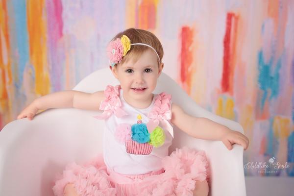 Kate Watercolor Summer Rainbow Texture Backdrop for Photography designed by Jerry_Sina - Image 3