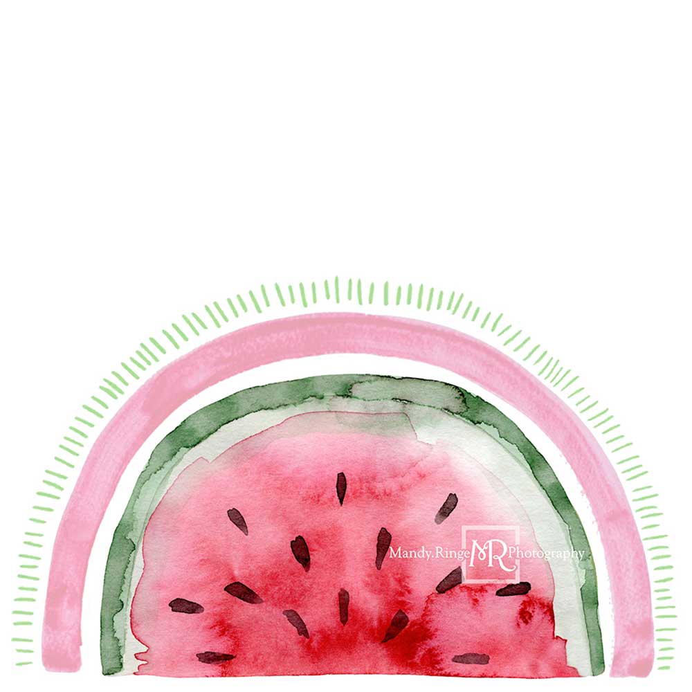 Kate Watermelon Rainbow Backdrop Designed by Mandy Ringe Photography - Image 2