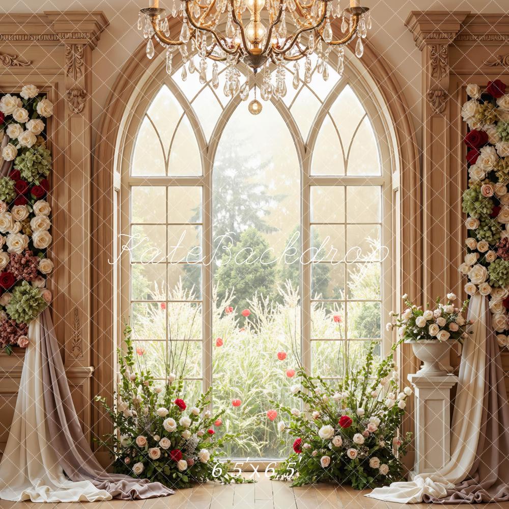 Kate Wedding Arch Chandelier Window Backdrop Designed by Mini MakeBelieve - Image 2