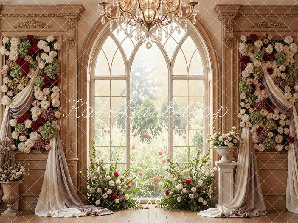 Kate Wedding Arch Chandelier Window Backdrop Designed by Mini MakeBelieve - Image 3
