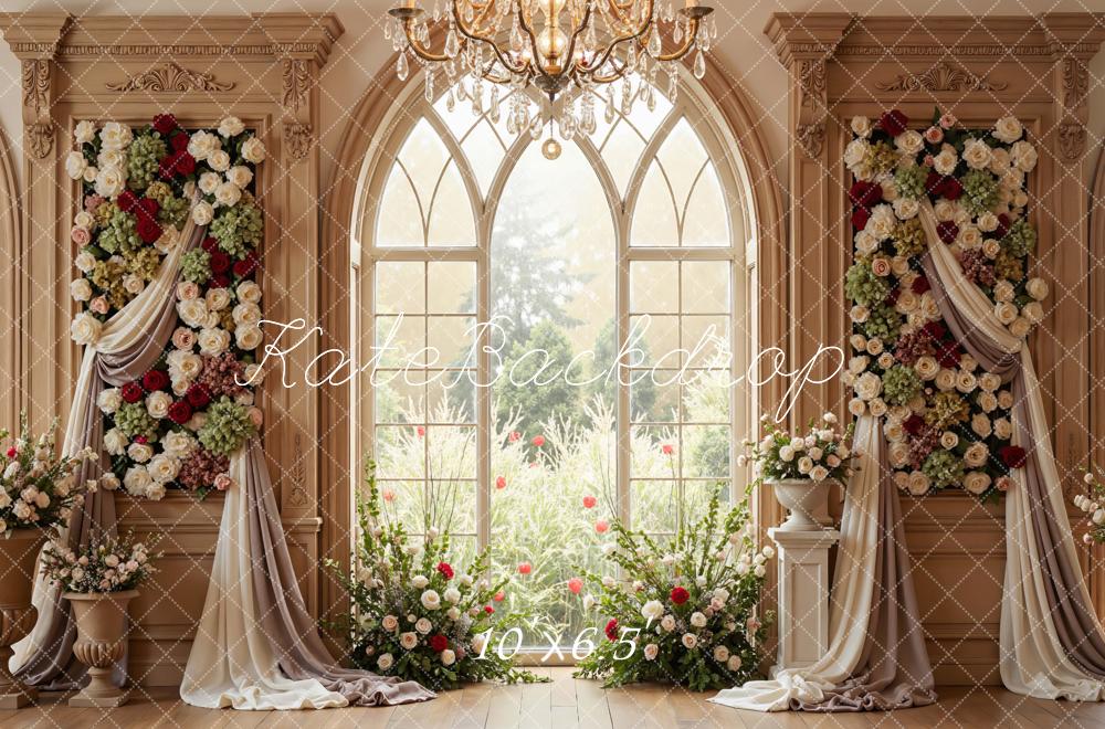 Kate Wedding Arch Chandelier Window Backdrop Designed by Mini MakeBelieve - Image 4
