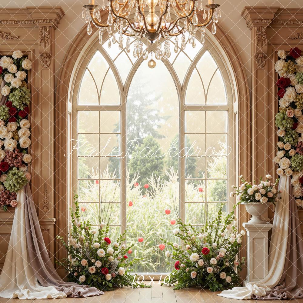 Kate Wedding Arch Chandelier Window Backdrop Designed by Mini MakeBelieve - Image 7
