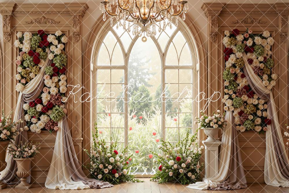Kate Wedding Arch Chandelier Window Backdrop Designed by Mini MakeBelieve - Image 8