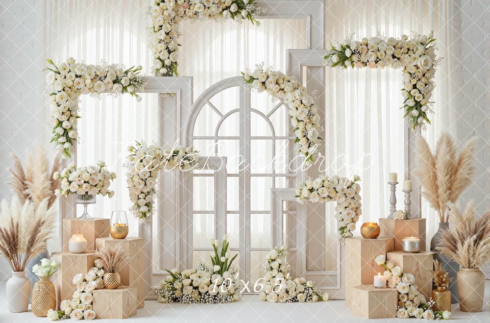 Kate Wedding Boho Window Pampas Backdrop Designed by Mini MakeBelieve - Image 4