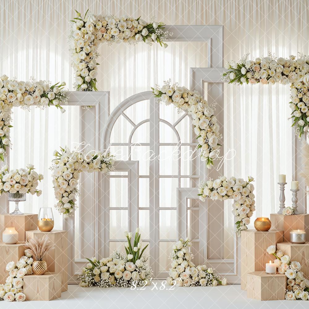 Kate Wedding Boho Window Pampas Backdrop Designed by Mini MakeBelieve - Image 5