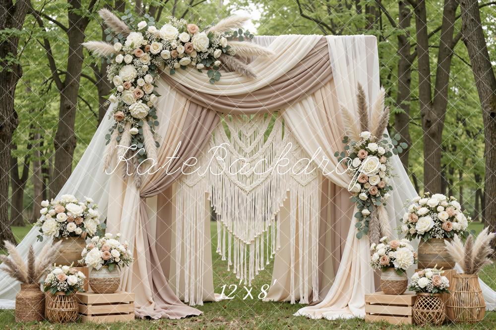 Kate Wedding Floral Arch Boho Backdrop Designed by Mini MakeBelieve - Image 10