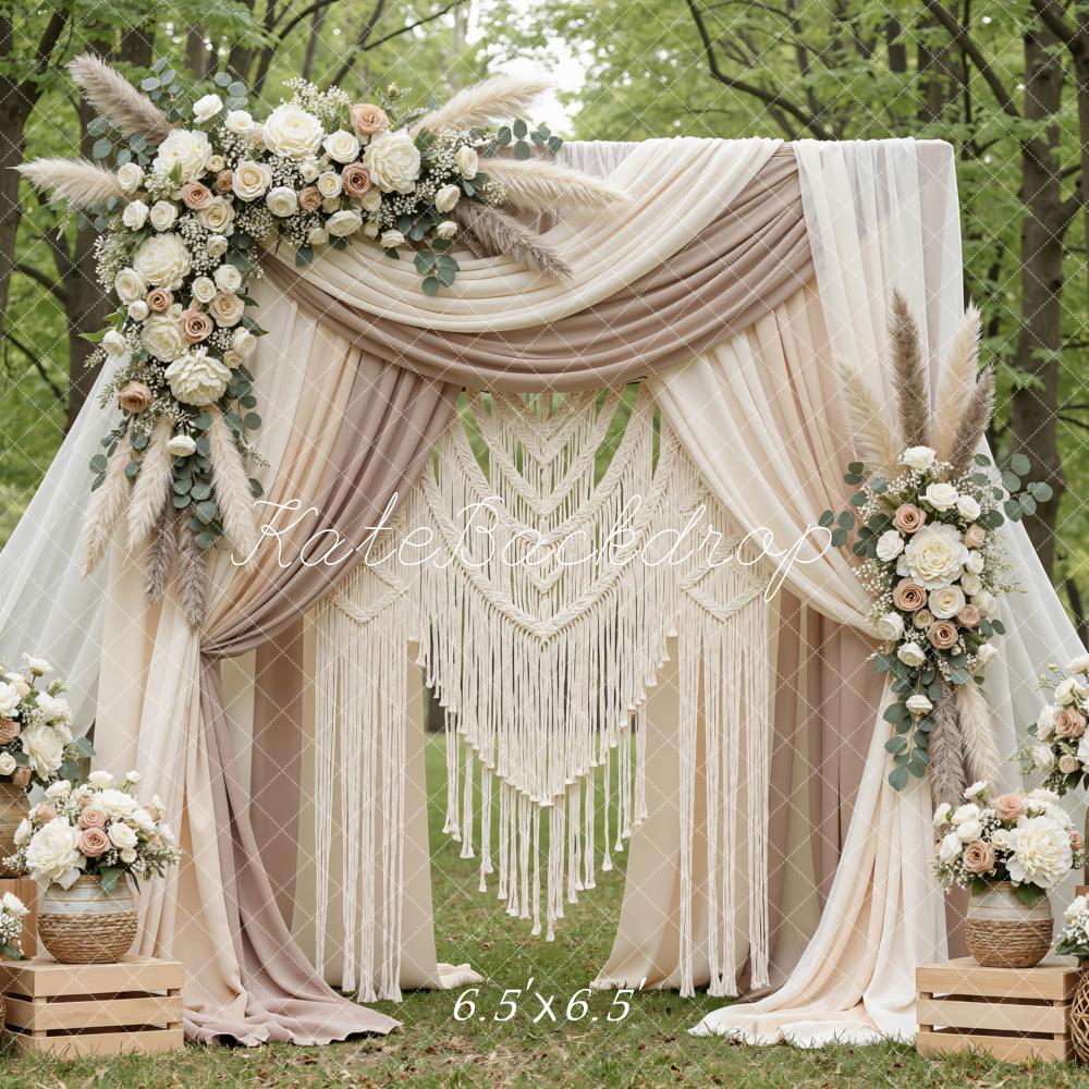Kate Wedding Floral Arch Boho Backdrop Designed by Mini MakeBelieve - Image 4