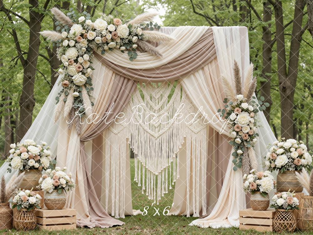 Kate Wedding Floral Arch Boho Backdrop Designed by Mini MakeBelieve - Image 5