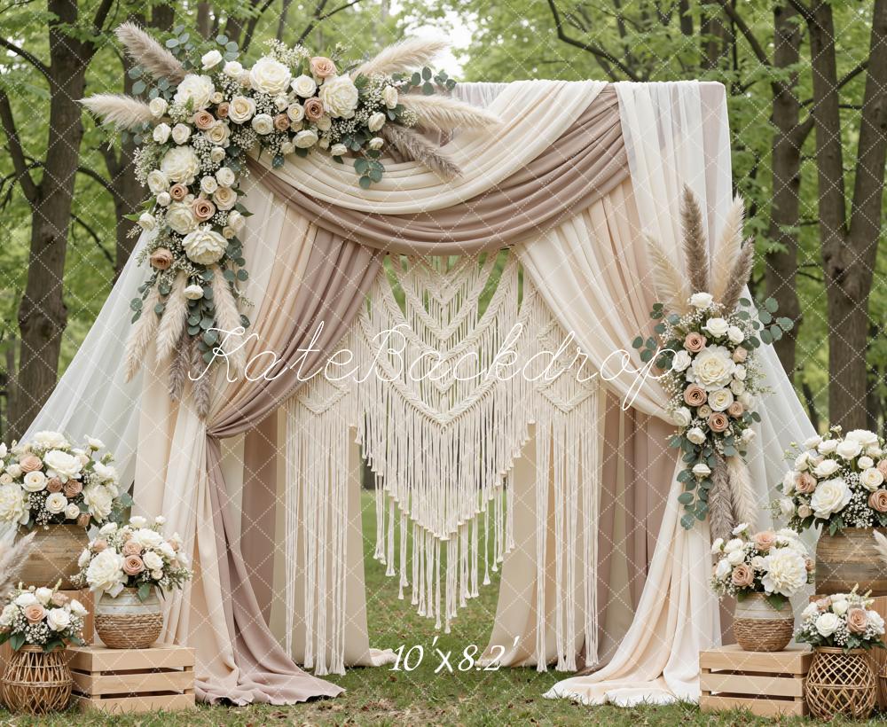 Kate Wedding Floral Arch Boho Backdrop Designed by Mini MakeBelieve - Image 8