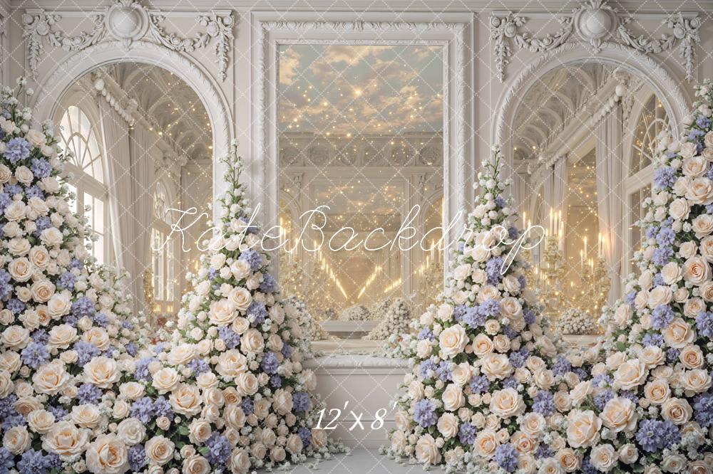 Kate Wedding Floral Arch Elegant Mirrors Backdrop Designed by Mini MakeBelieve - Image 8