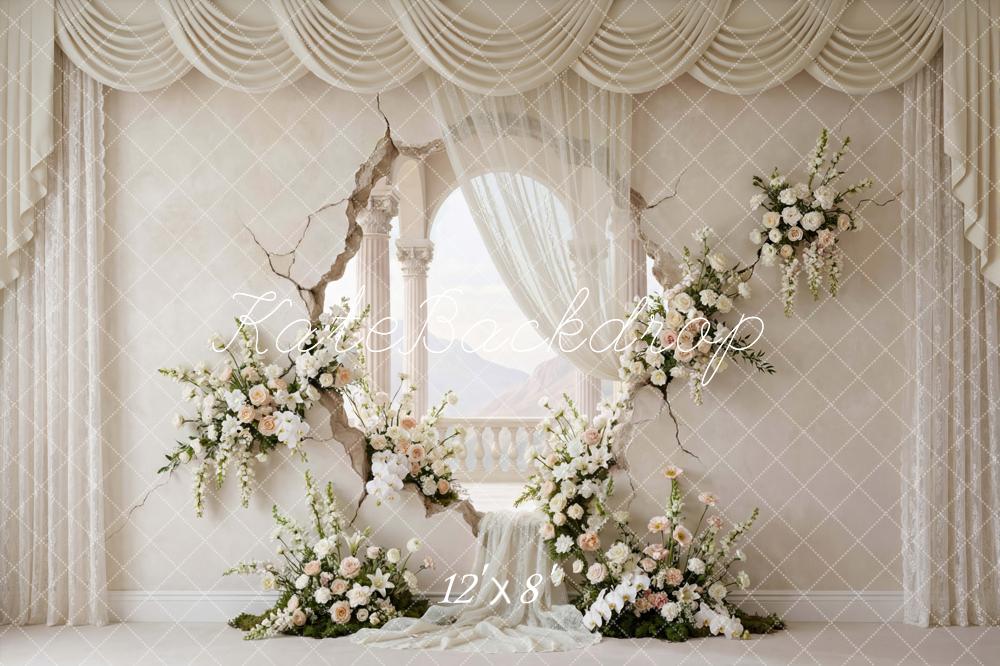 Kate Wedding Floral Broken Wall Backdrop Designed by Mini MakeBelieve - Image 11