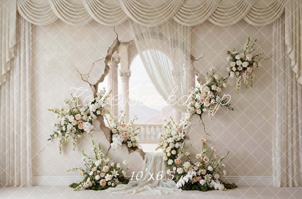 Kate Wedding Floral Broken Wall Backdrop Designed by Mini MakeBelieve - Image 7