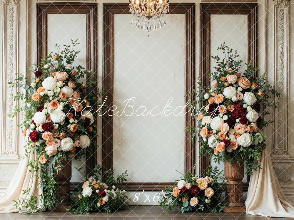 Kate Wedding Floral Vintage Panels Backdrop Designed by Mini MakeBelieve - Image 3