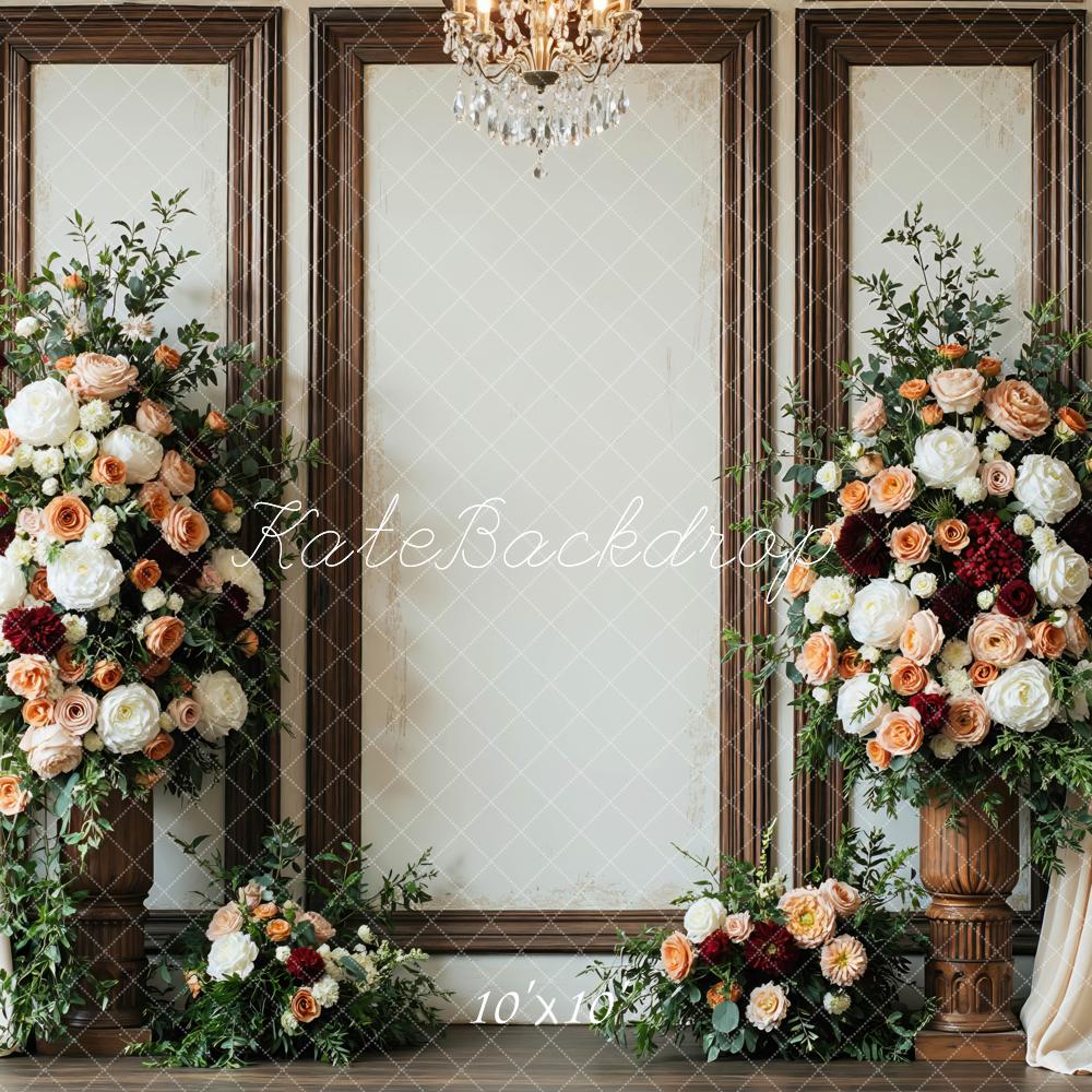 Kate Wedding Floral Vintage Panels Backdrop Designed by Mini MakeBelieve - Image 7