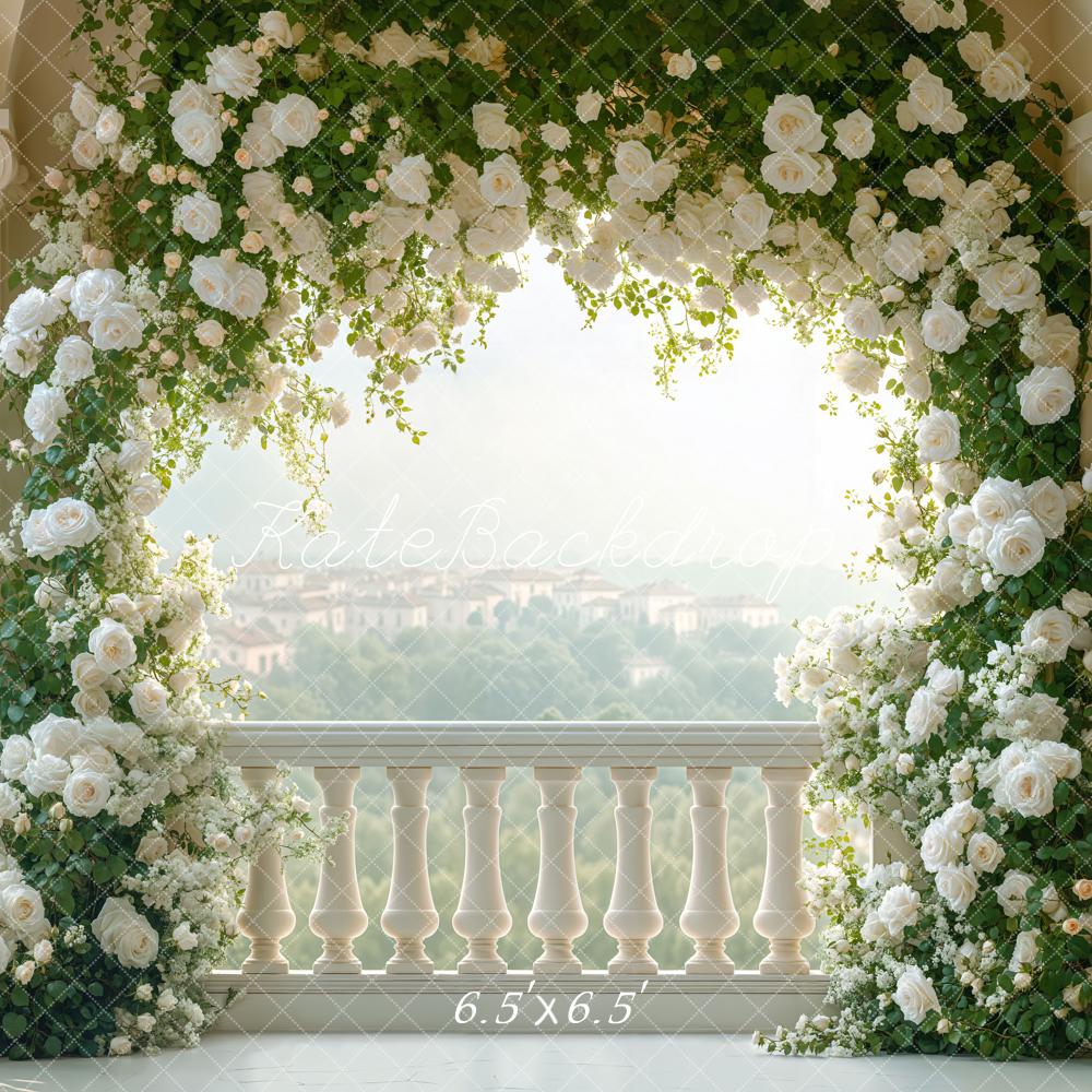 Kate Wedding Flower Arch Balcony Backdrop Designed by Emetselch - Image 2