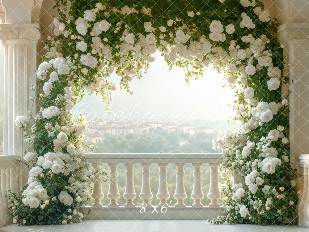 Kate Wedding Flower Arch Balcony Backdrop Designed by Emetselch - Image 3