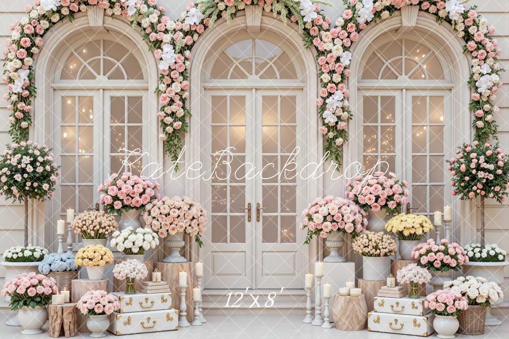 Kate Wedding Garland French Windows Backdrop Designed by Mini MakeBelieve - Image 8