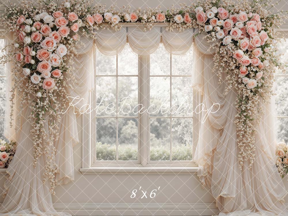 Kate Wedding Garland Window Backdrop Designed by Mini MakeBelieve - Image 3