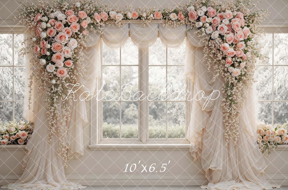 Kate Wedding Garland Window Backdrop Designed by Mini MakeBelieve - Image 4