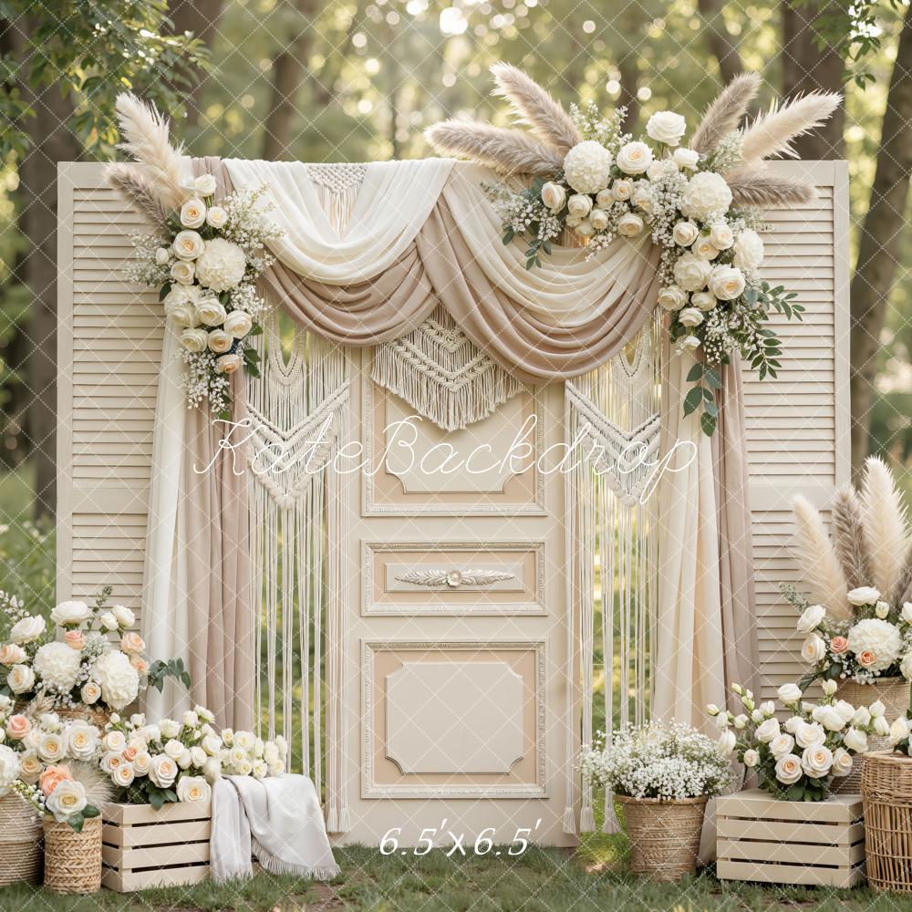 Kate Wedding GarlandShutter Panels Backdrop Designed by Mini MakeBelieve - Image 2