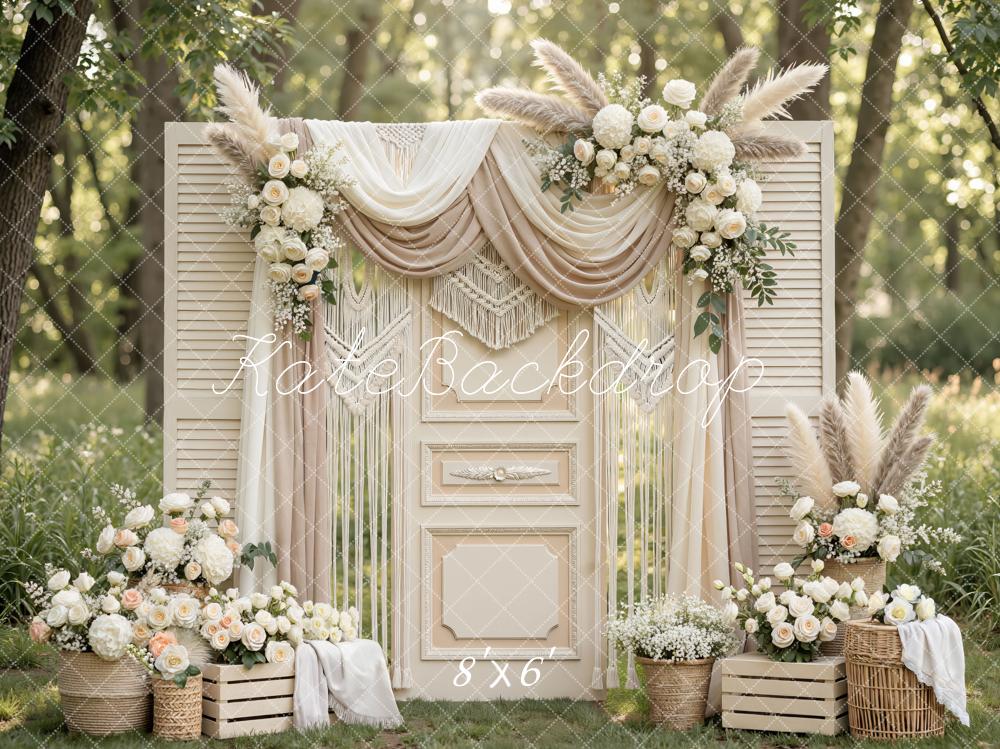 Kate Wedding GarlandShutter Panels Backdrop Designed by Mini MakeBelieve - Image 3