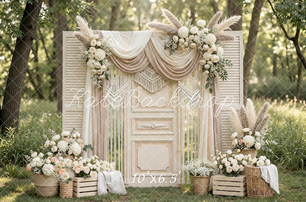 Kate Wedding GarlandShutter Panels Backdrop Designed by Mini MakeBelieve - Image 4