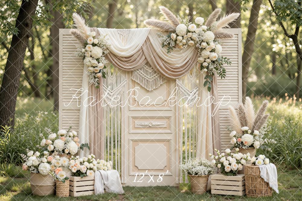 Kate Wedding GarlandShutter Panels Backdrop Designed by Mini MakeBelieve - Image 8
