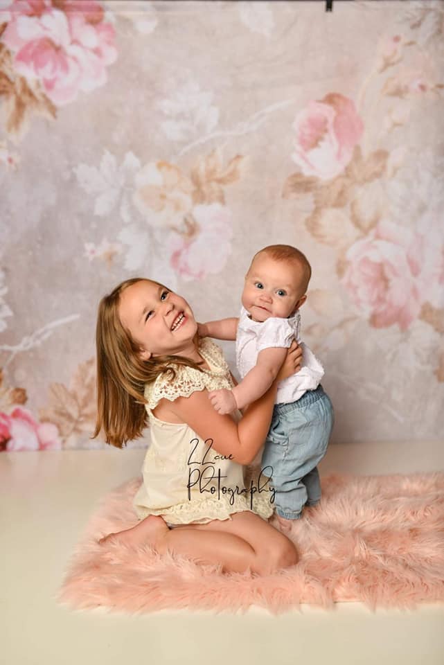 Kate Wedding Retro Old Blurring Flowers Backdrop for Photography Designed by JFCC - Image 10