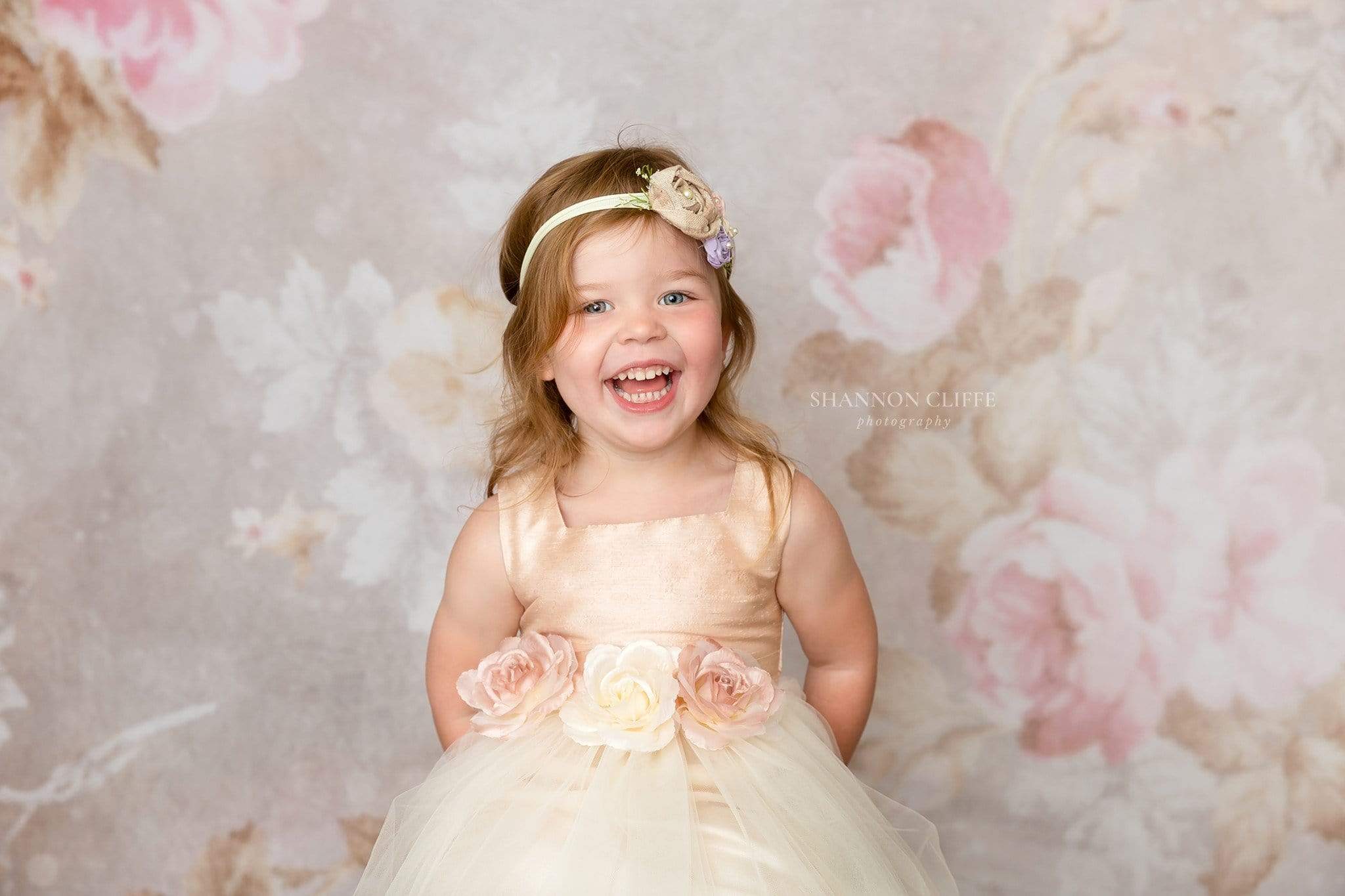 Kate Wedding Retro Old Blurring Flowers Backdrop for Photography Designed by JFCC - Image 12