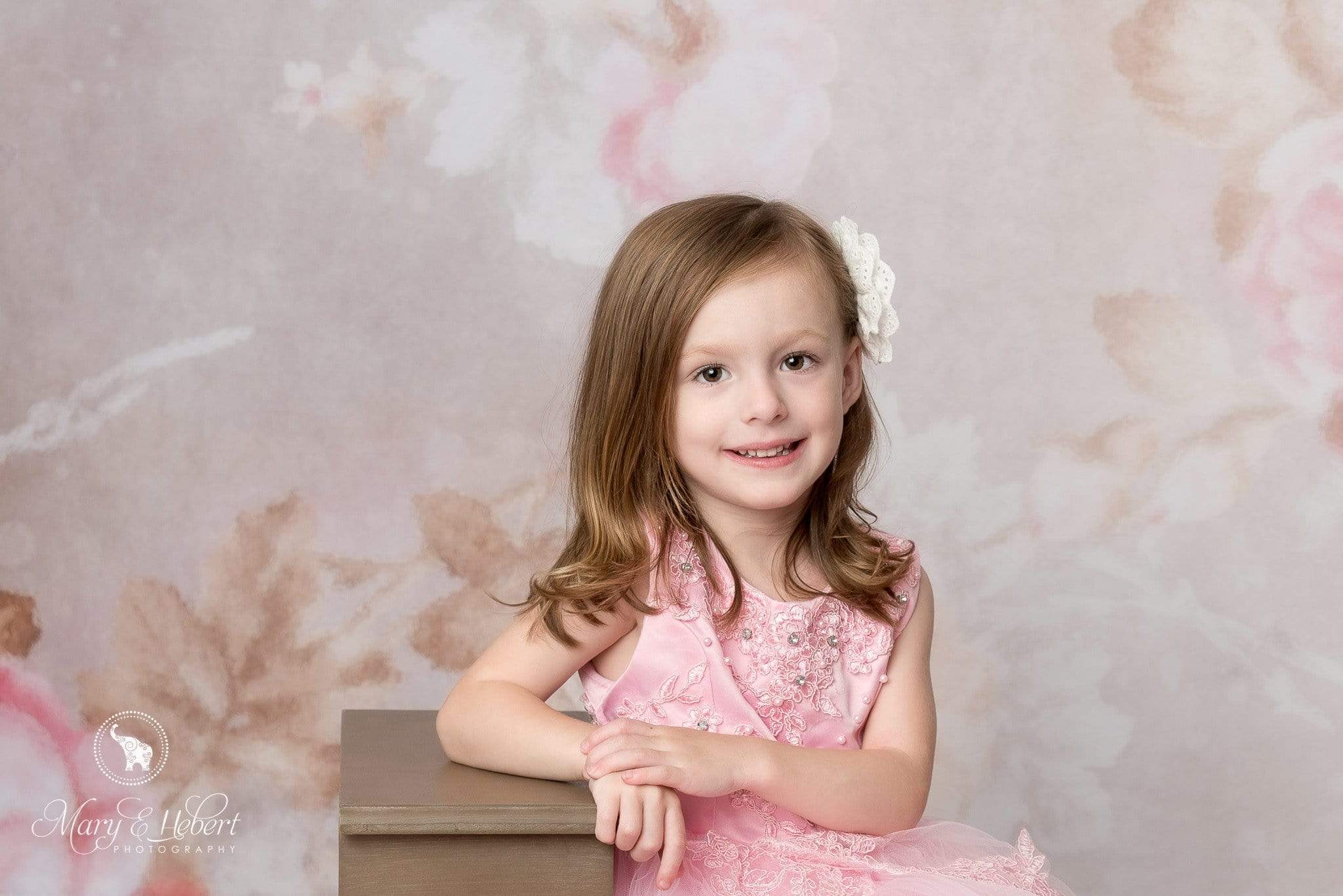 Kate Wedding Retro Old Blurring Flowers Backdrop for Photography Designed by JFCC - Image 13
