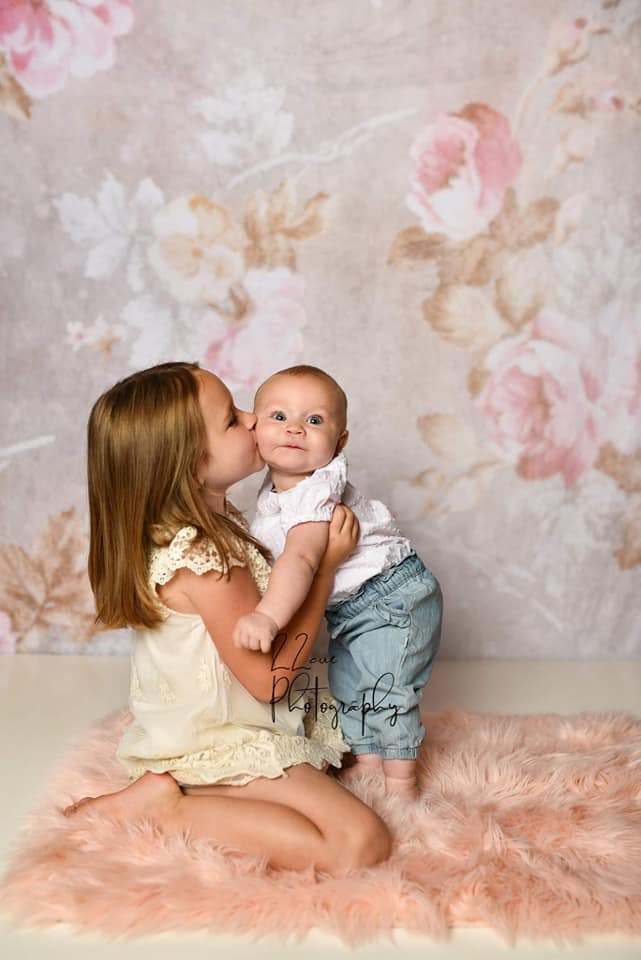 Kate Wedding Retro Old Blurring Flowers Backdrop for Photography Designed by JFCC - Image 9