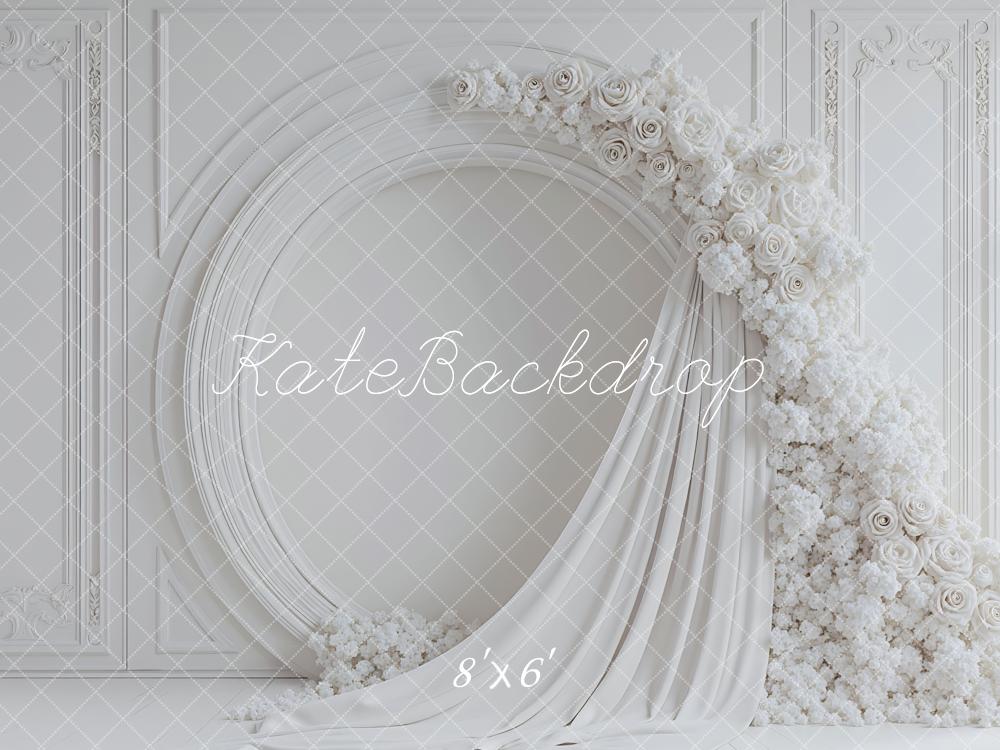 Kate Wedding White Floral Drapes Backdrop Designed by Mini MakeBelieve - Image 3