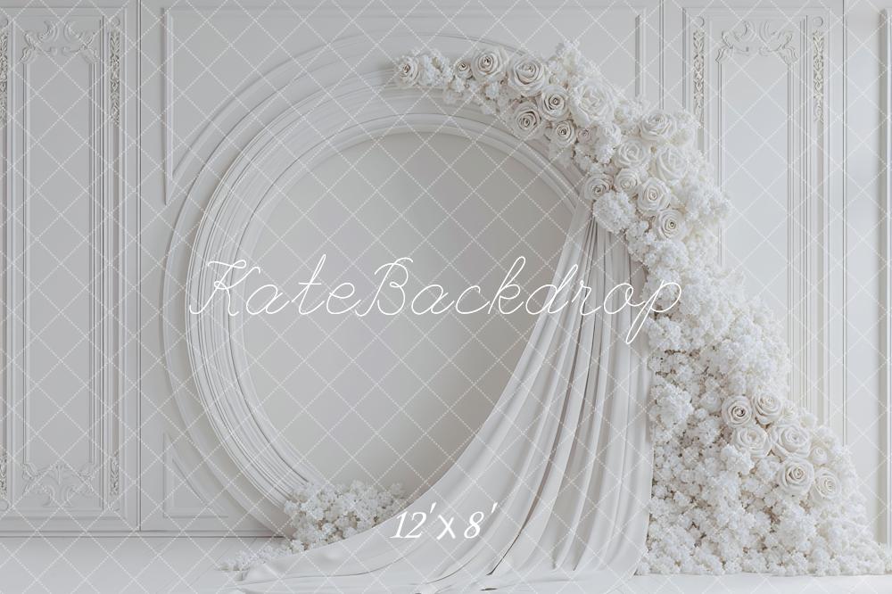 Kate Wedding White Floral Drapes Backdrop Designed by Mini MakeBelieve - Image 8