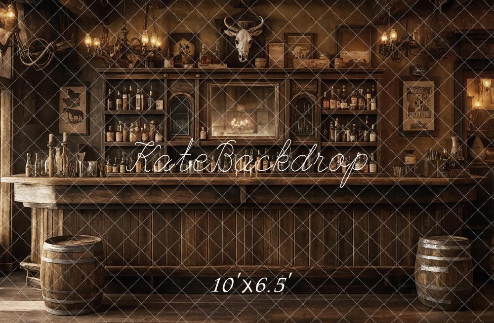 Kate Western Saloon Interior Rustic Backdrop Designed by Emetselch - Image 4
