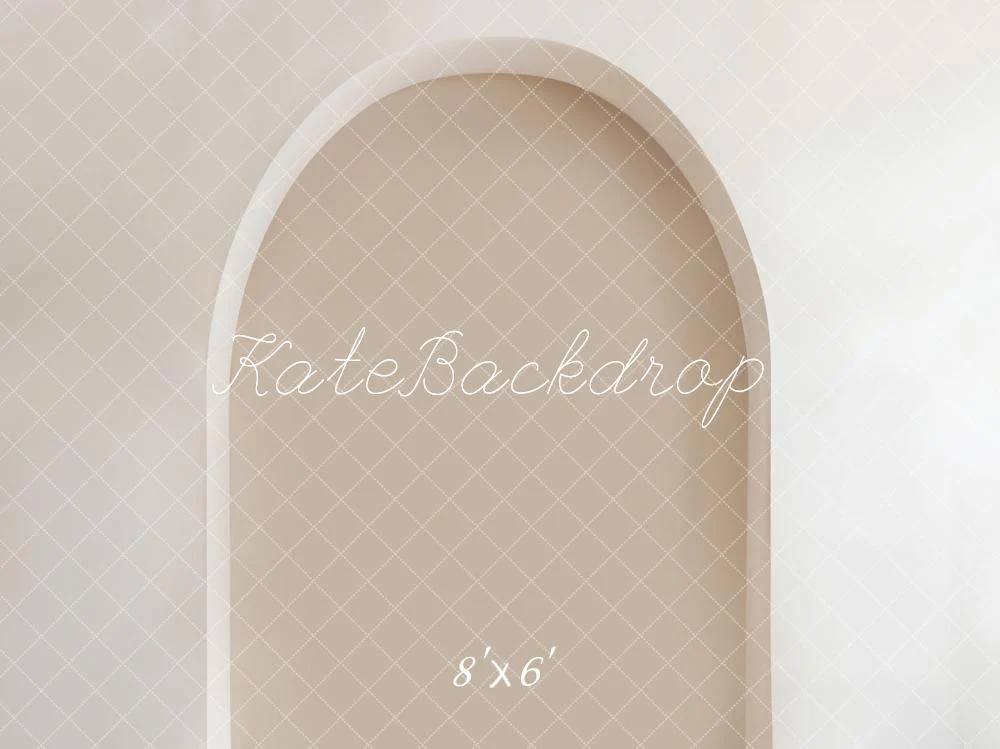 Kate Beige White Art Arch Wall Boho Backdrop Designed by Kate Image - Image 16