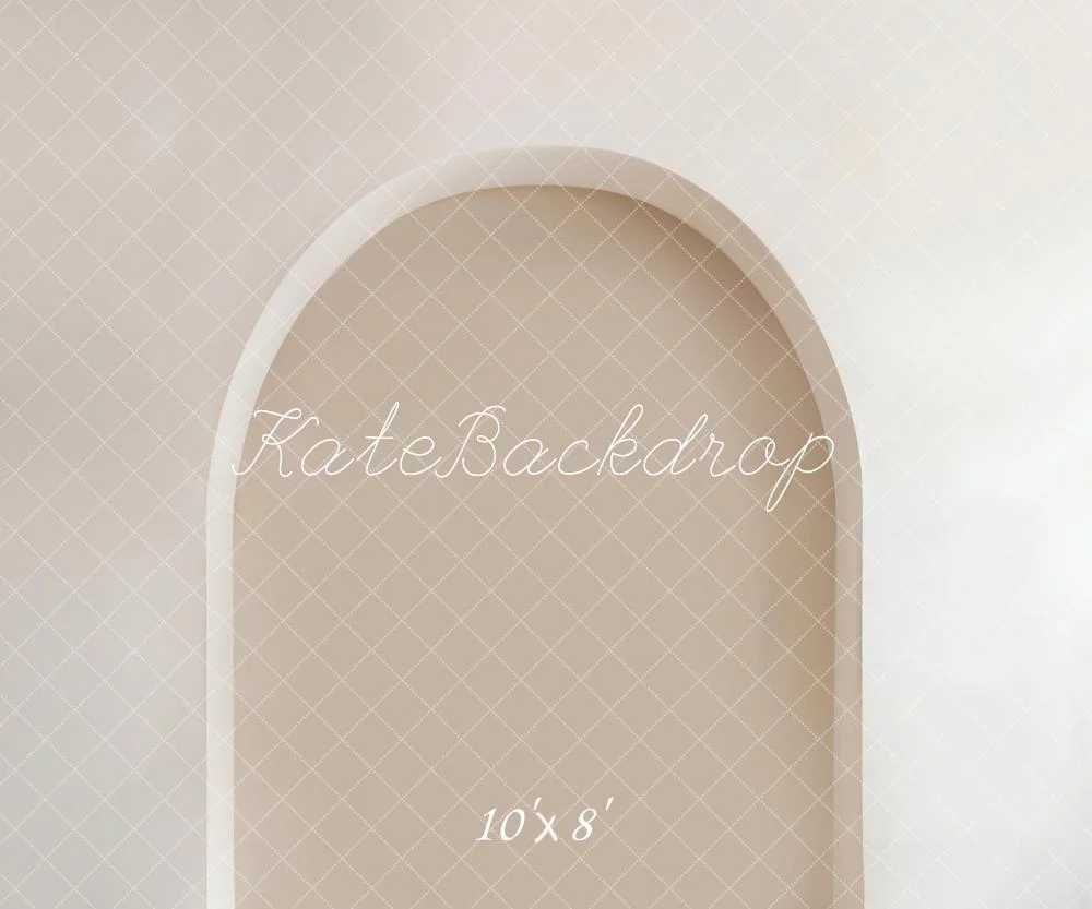 Kate Beige White Art Arch Wall Boho Backdrop Designed by Kate Image - Image 17