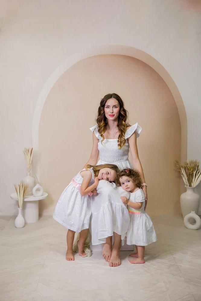 Kate Beige White Art Arch Wall Boho Backdrop Designed by Kate Image - Image 8