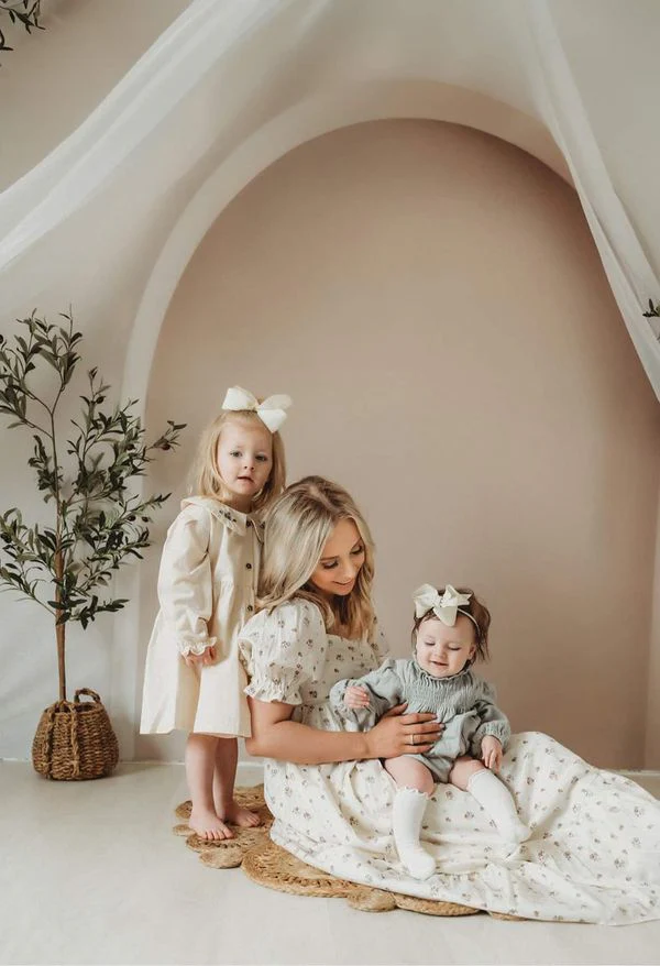 Kate Beige White Art Arch Wall Boho Backdrop Designed by Kate Image - Image 9