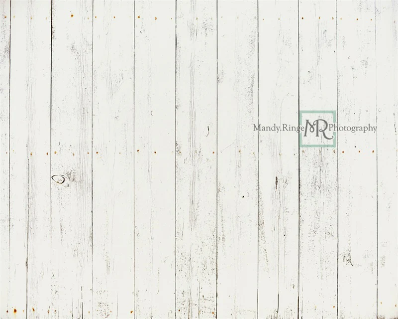 Kate White Barn Planks Wood Backdrop Designed by Mandy Ringe Photography - Image 3