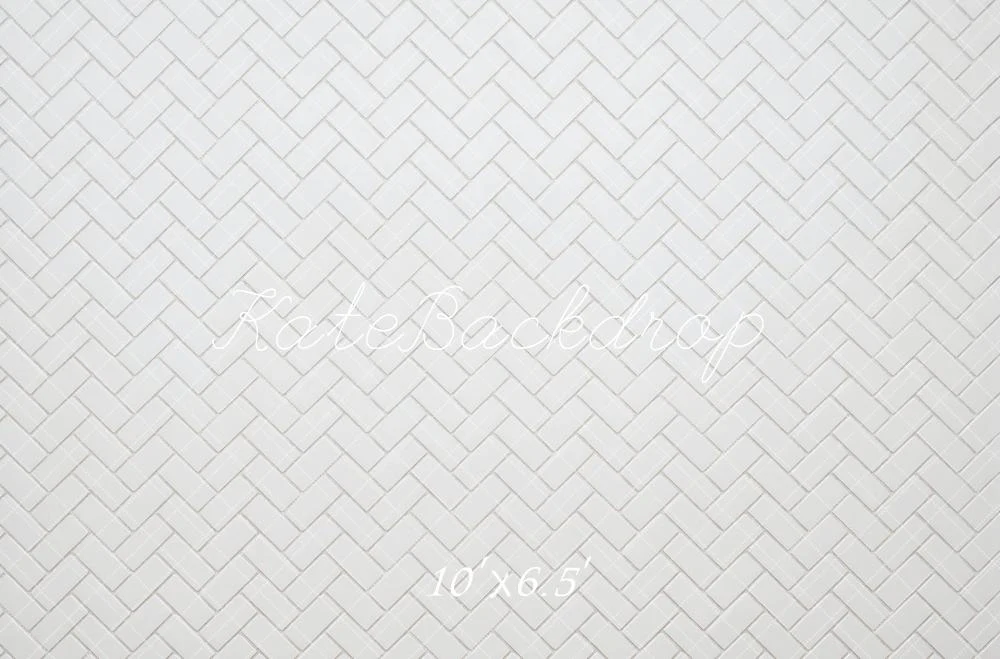 Kate White Herringbone Wall Backdrop Designed by Mini MakeBelieve - Image 4