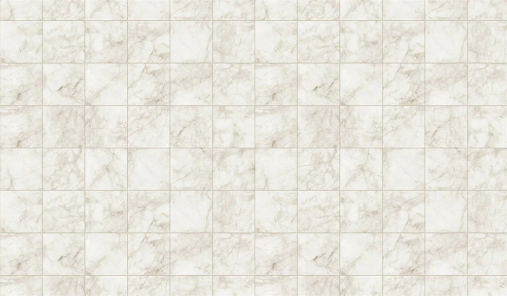Kate White Marbled Tile Rubber Floor Mat - Image 2