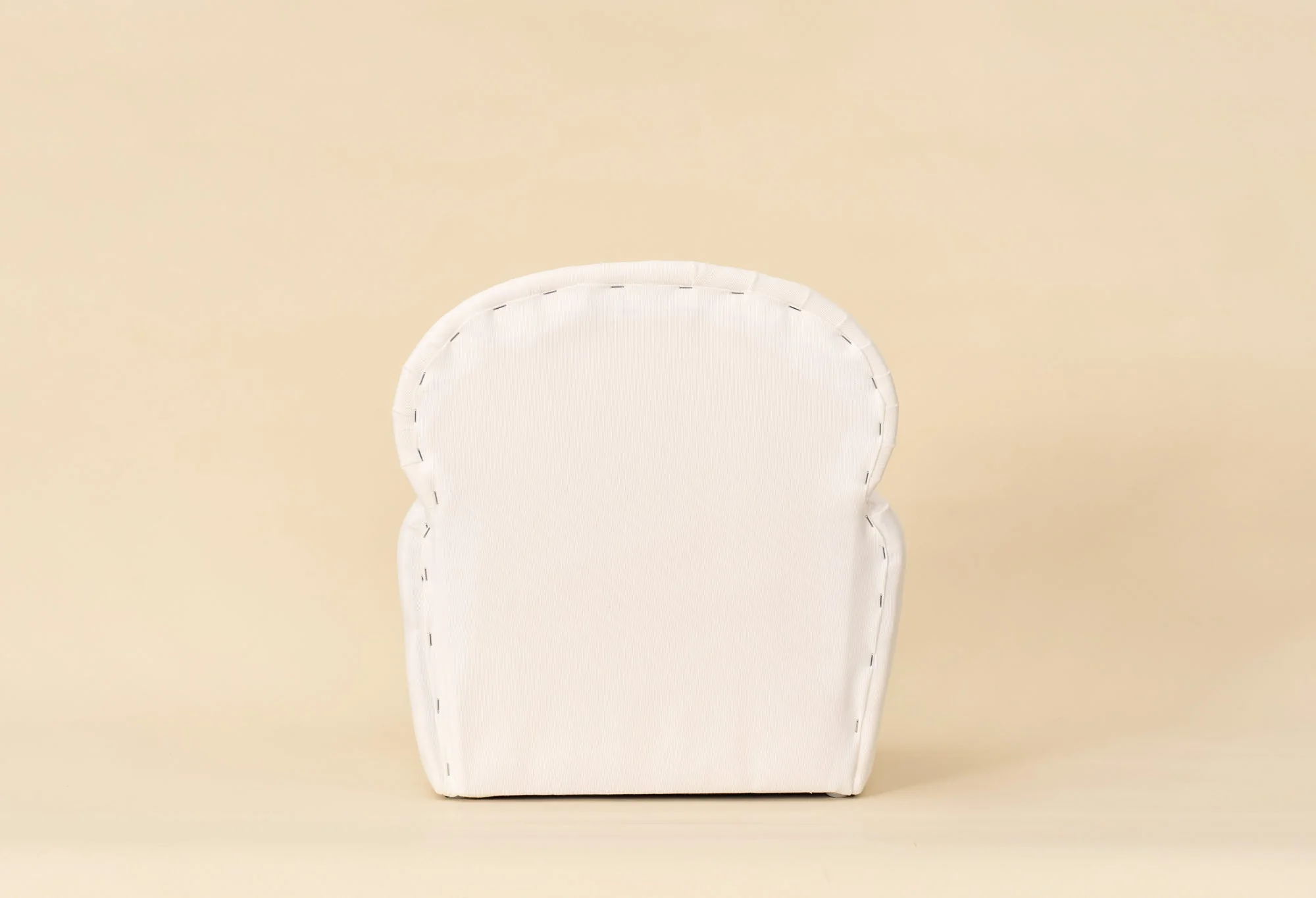 Kate White Mini Fabric Sofa with Rivet Newborn Props for Photography - Image 5