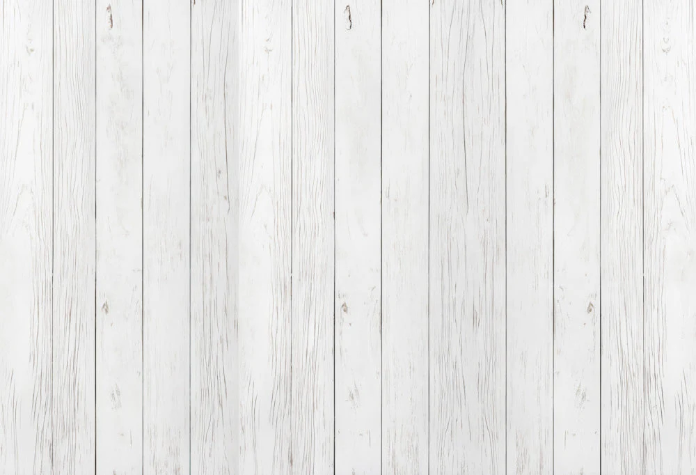 Kate White Old Wood Grain Floor Rubber Floor Mat - Image 2